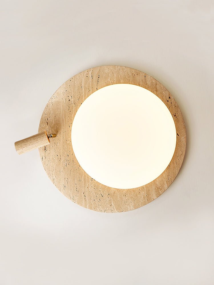 Nivorne Travertine Oval Knob Deckenleuchte
