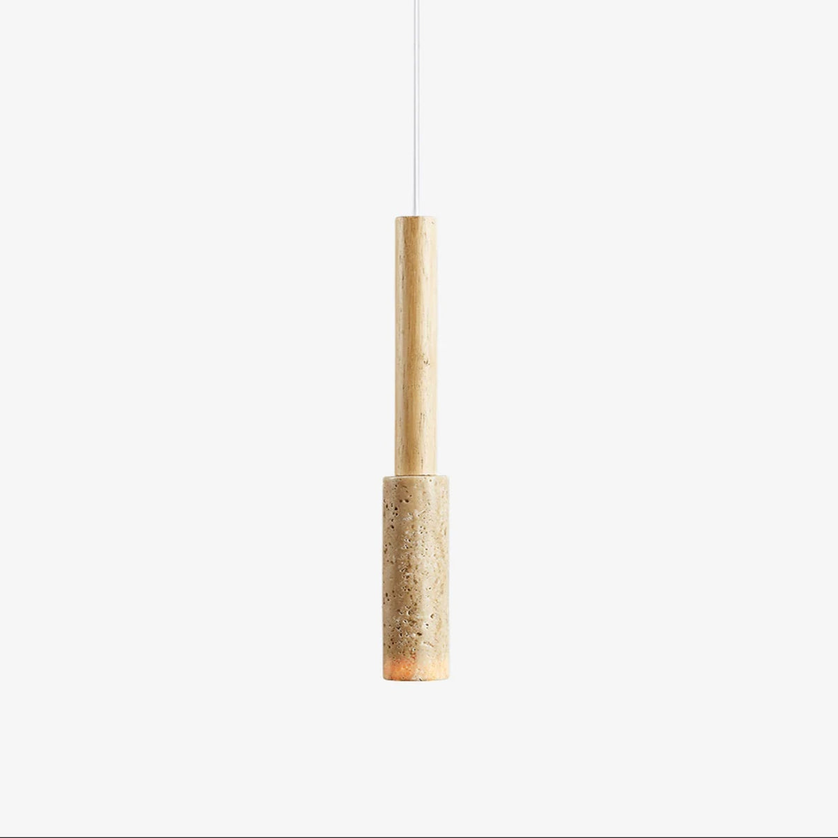 Mercer Travertine-Stick-Pendelleuchte