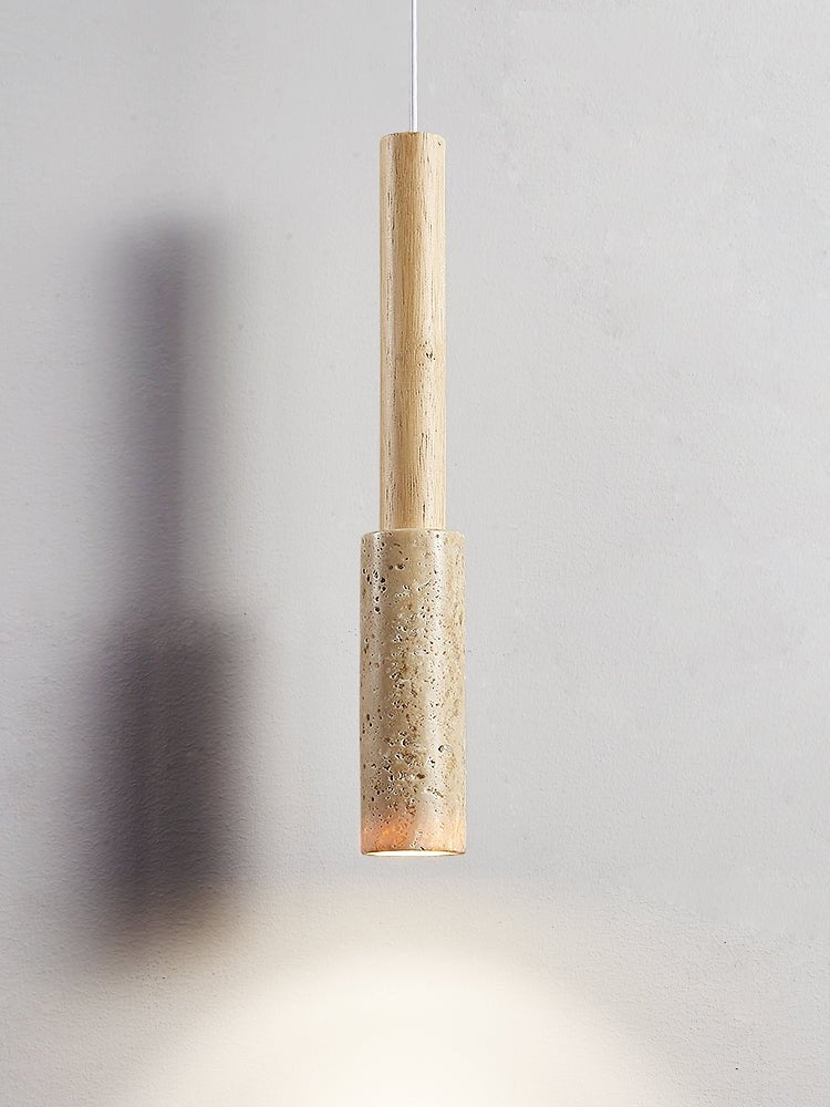 Mercer Travertine-Stick-Pendelleuchte