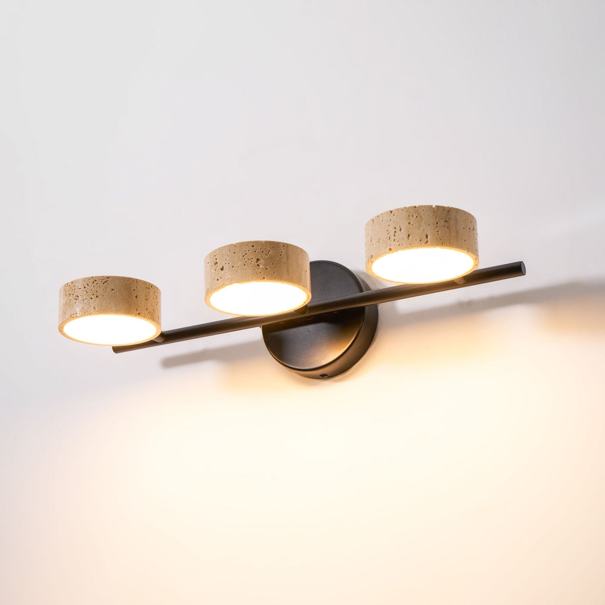 Ceshair Multi Head Travertine Waschtischleuchte