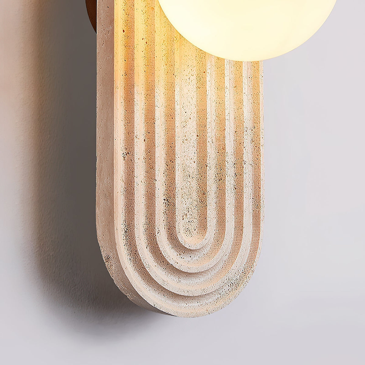 Eirerenne Wandleuchte aus Glas