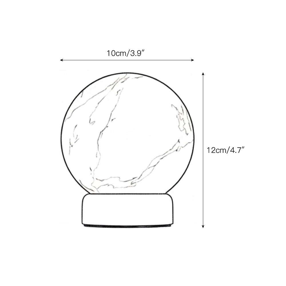 Trevi Orb tragbare Tischleuchte (wiederaufladbar)
