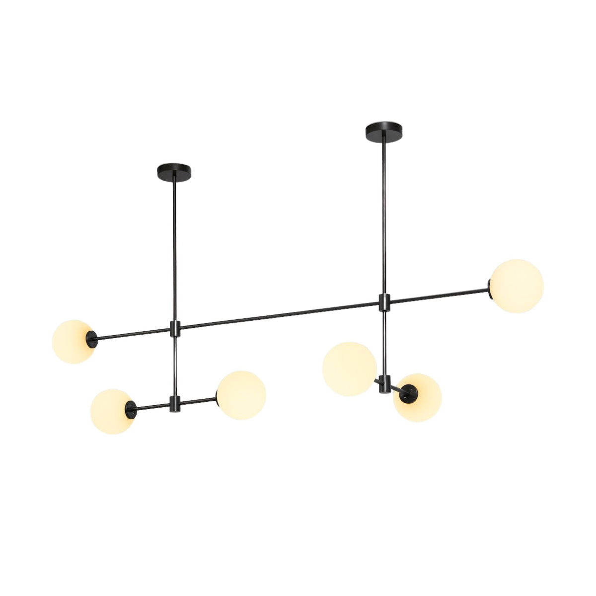Eiroaine Kronleuchter aus Glas in Kugelgestalt minimalistisch für Esszimmer | Cielum