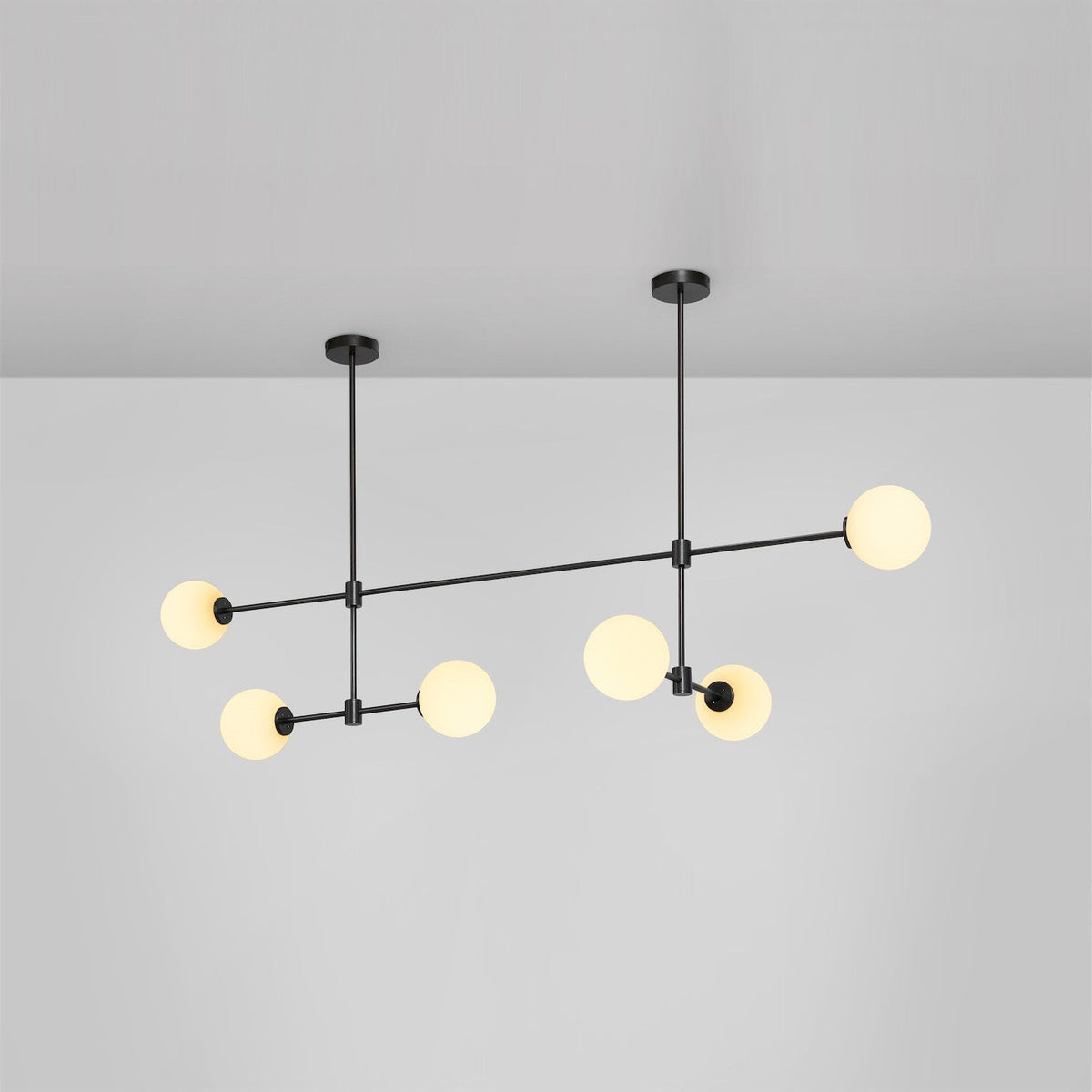 Eiroaine Kronleuchter aus Glas in Kugelgestalt minimalistisch für Esszimmer | Cielum