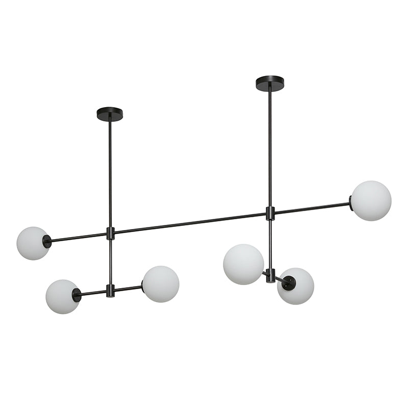 Eiroaine Kronleuchter aus Glas in Kugelgestalt minimalistisch für Esszimmer | Cielum