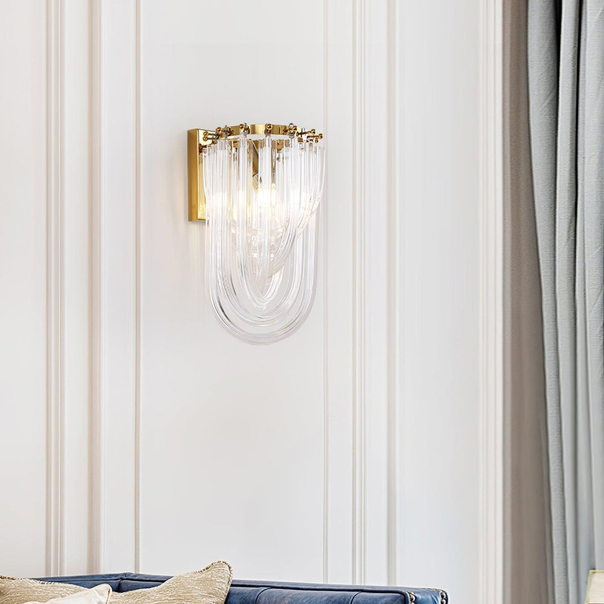 Aurelix Trevi Wandleuchte aus Glas