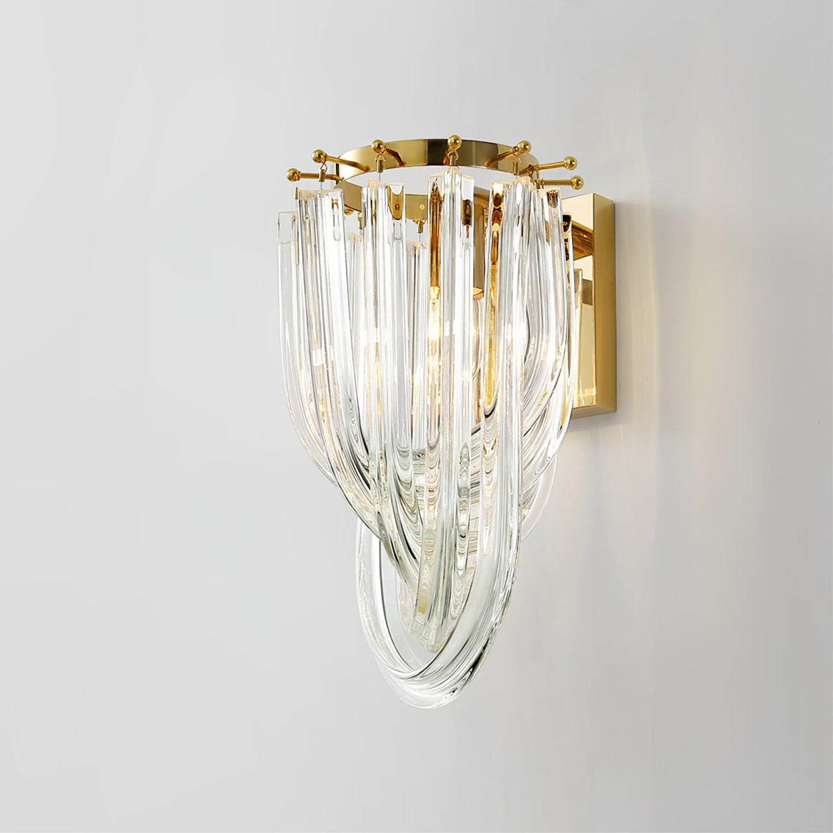 Aurelix Trevi Wandleuchte aus Glas