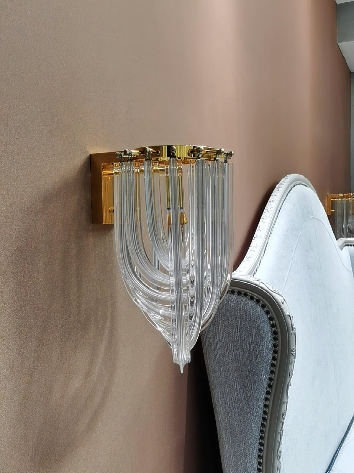 Aurelix Trevi Wandleuchte aus Glas