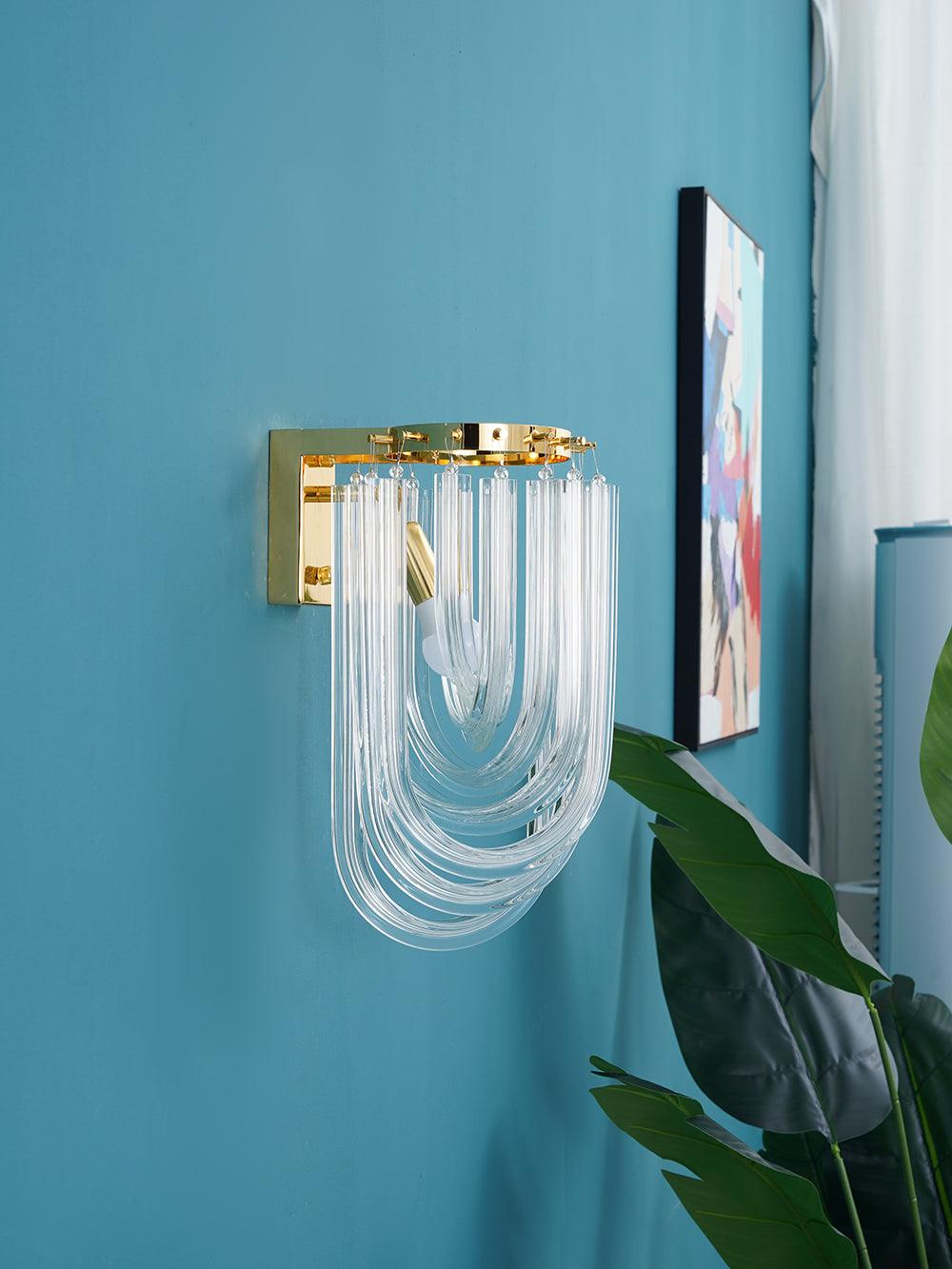 Aurelix Trevi Wandleuchte aus Glas
