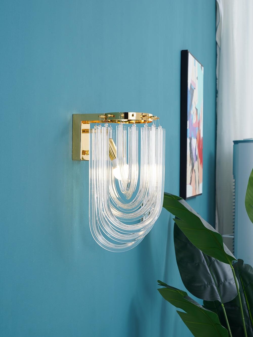 Aurelix Trevi Wandleuchte aus Glas