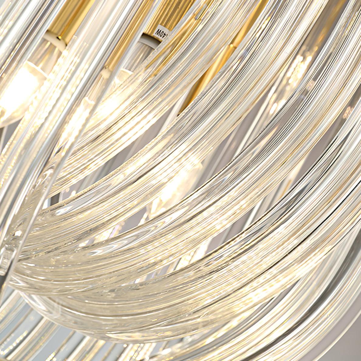 Aurelix Trevi Wandleuchte aus Glas
