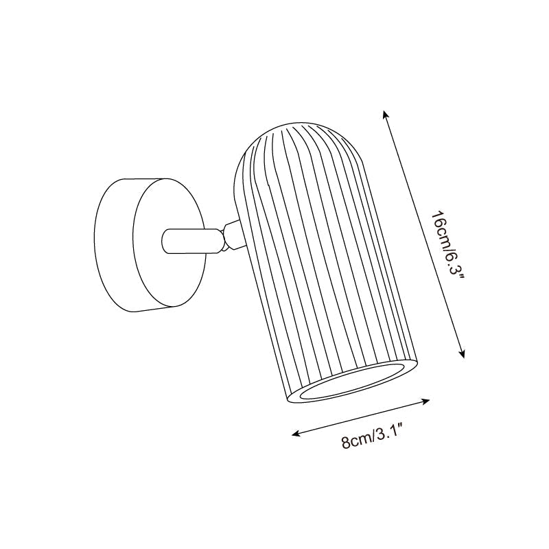 Pleat-Brite Wandleuchte