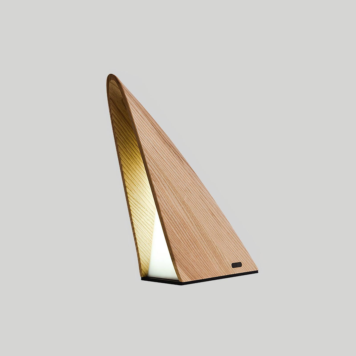 Justin Minimalistische Tischleuchte aus Holz