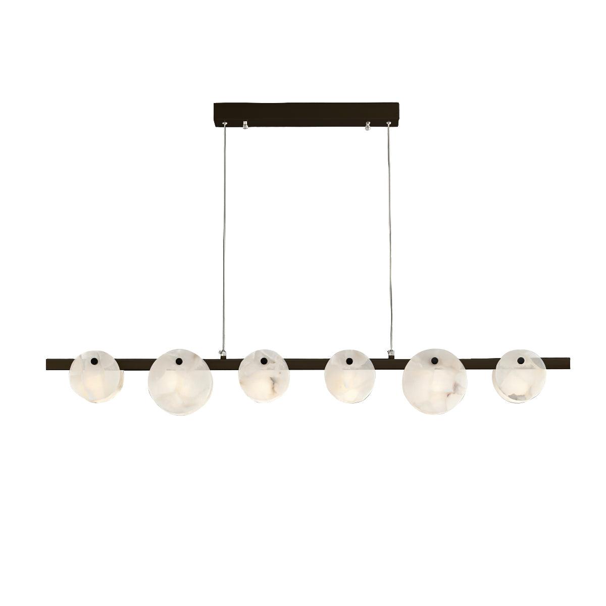 Olirel lineare Pendelleuchte aus Alabaster