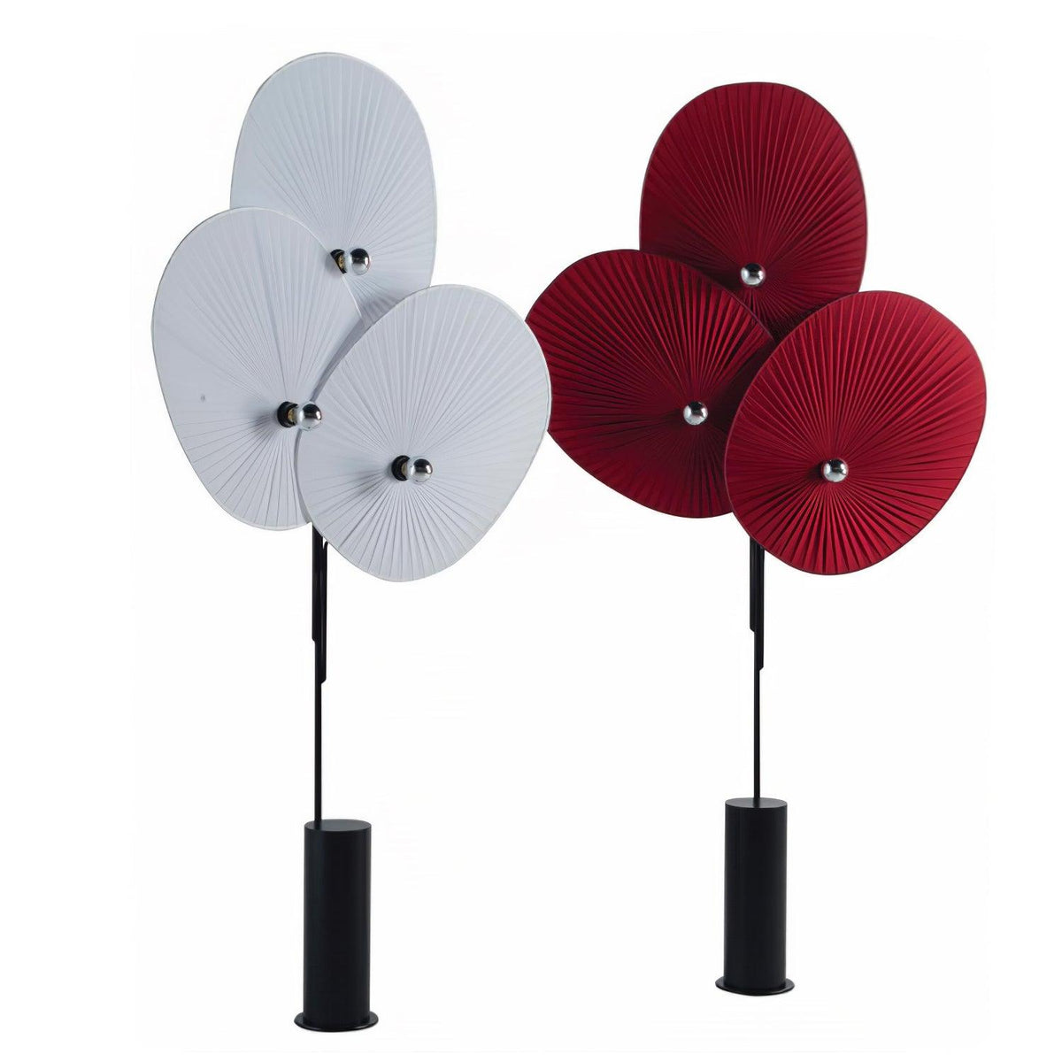 Scarlet Petal-Stoff-Stehleuchte