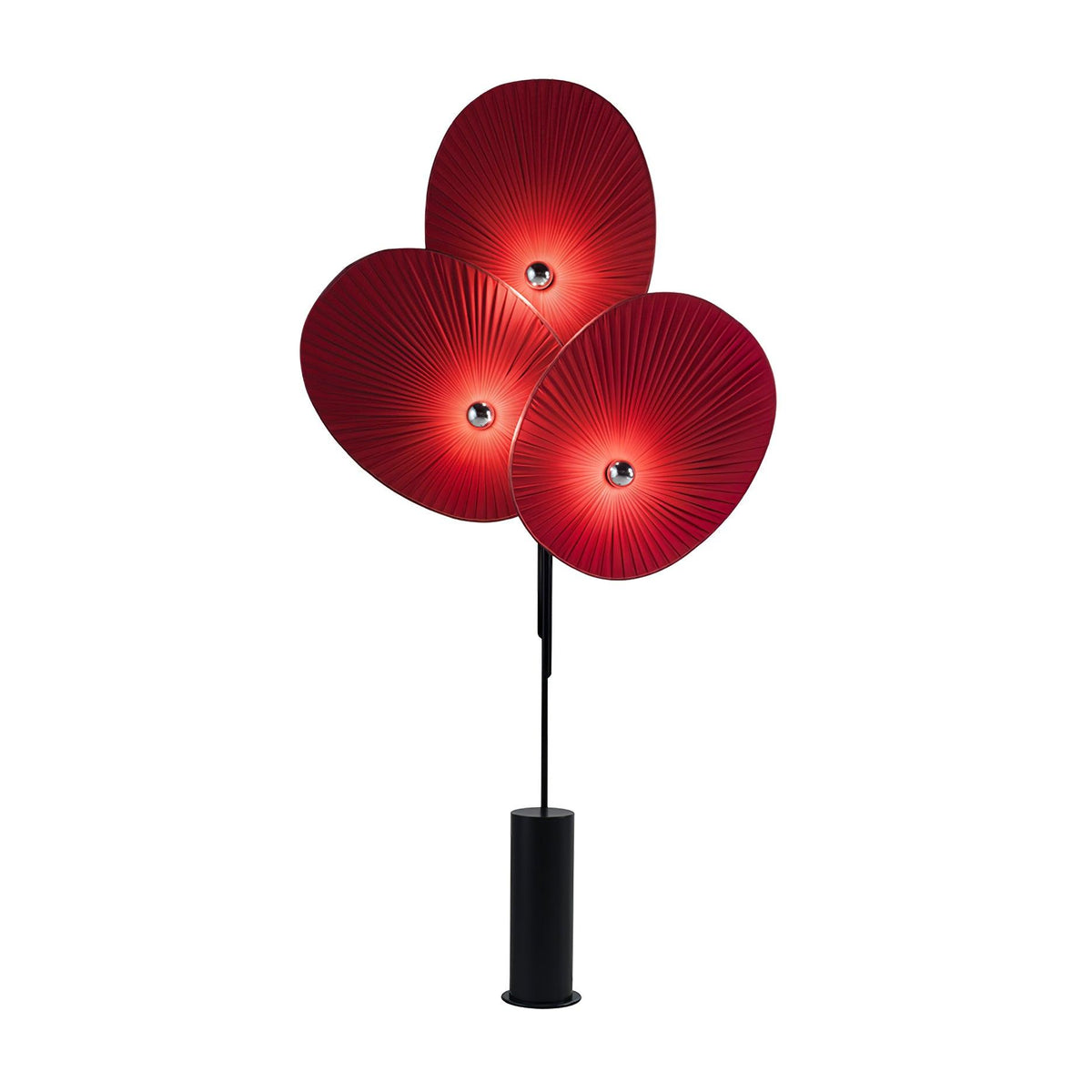 Scarlet Petal-Stoff-Stehleuchte