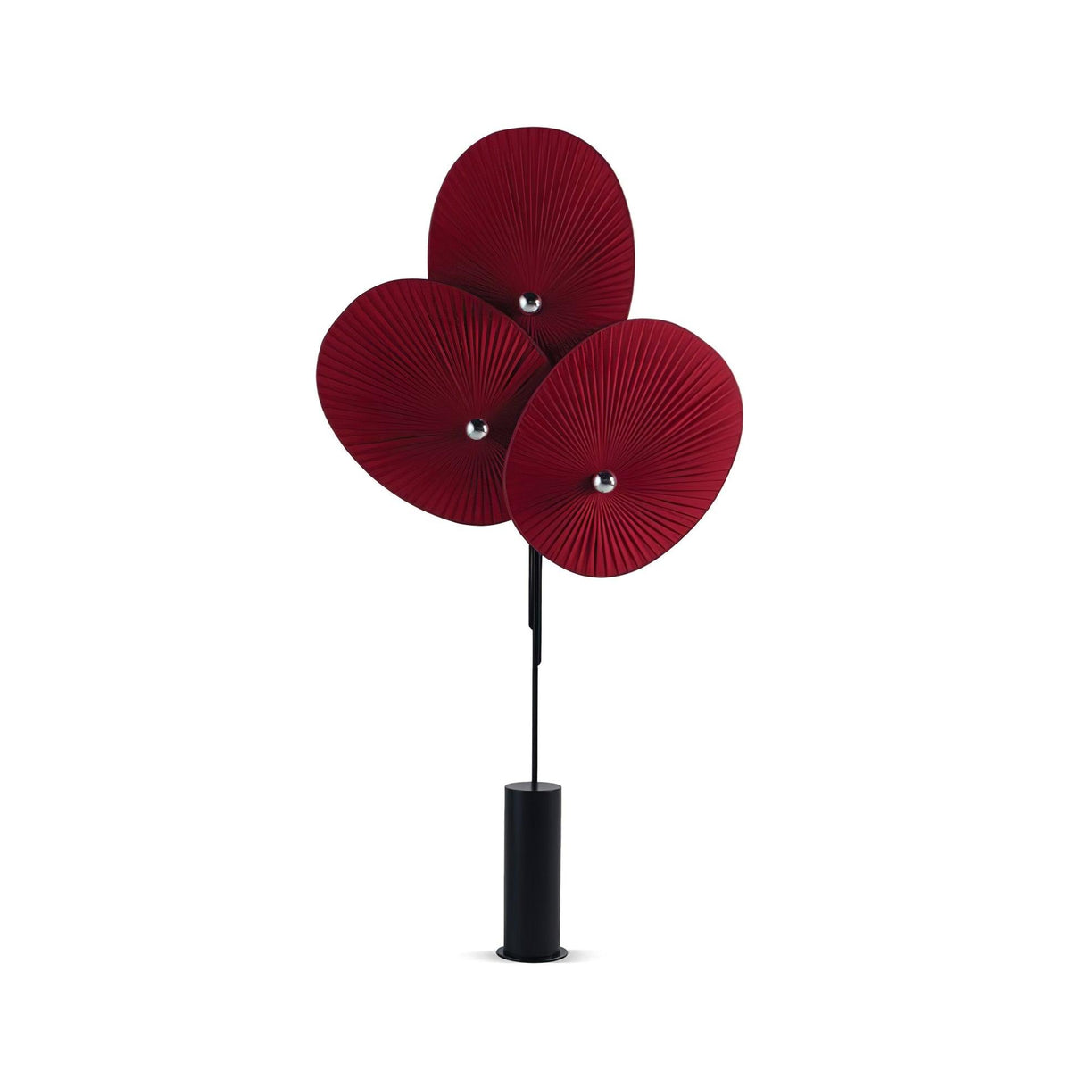 Scarlet Petal-Stoff-Stehleuchte