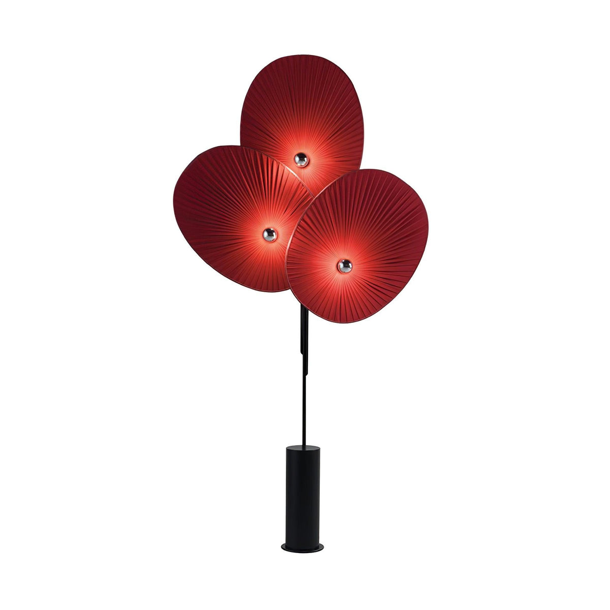 Scarlet Petal-Stoff-Stehleuchte