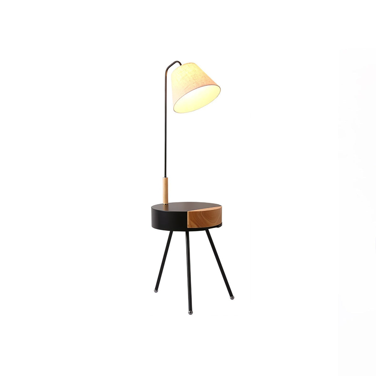 Lumo Tripod-Stehleuchte aus Stoff