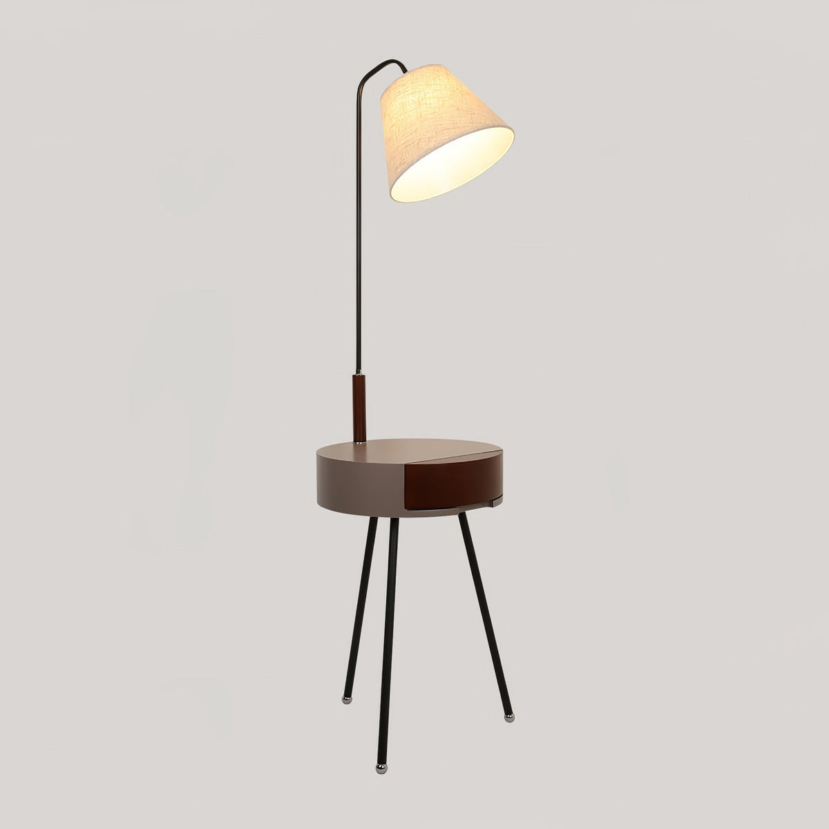 Lumo Tripod-Stehleuchte aus Stoff