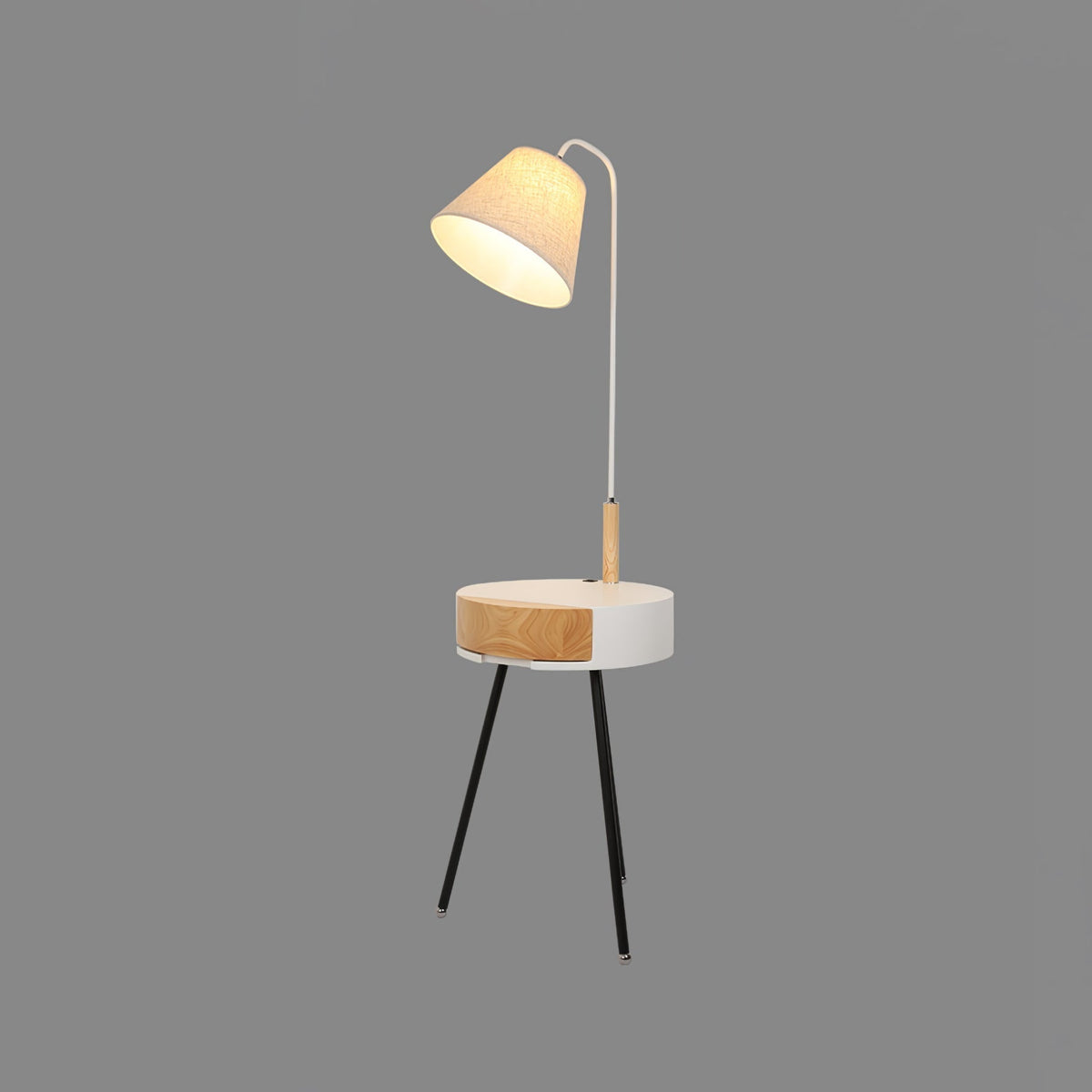 Lumo Tripod-Stehleuchte aus Stoff