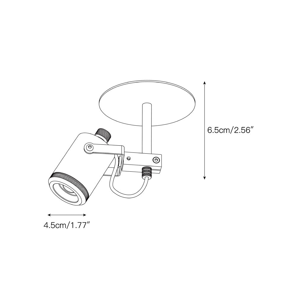 Triton Kael Focus LED flache Deckenleuchte
