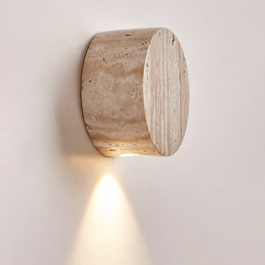 Tavoraya Travertine Wandleuchte