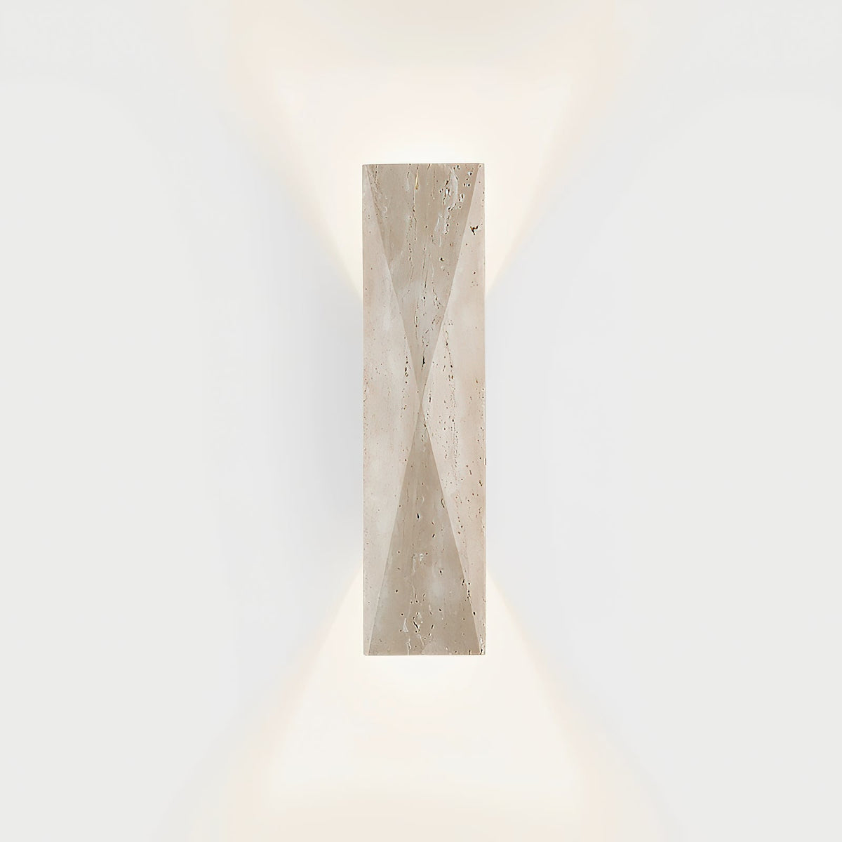 Taveenne Travertin-Wandleuchte