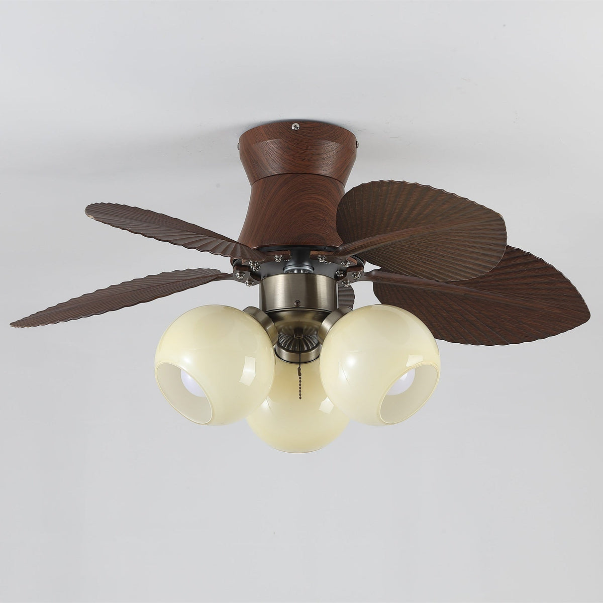 Walden Deckenventilator mit Beleuchtung aus Eiche