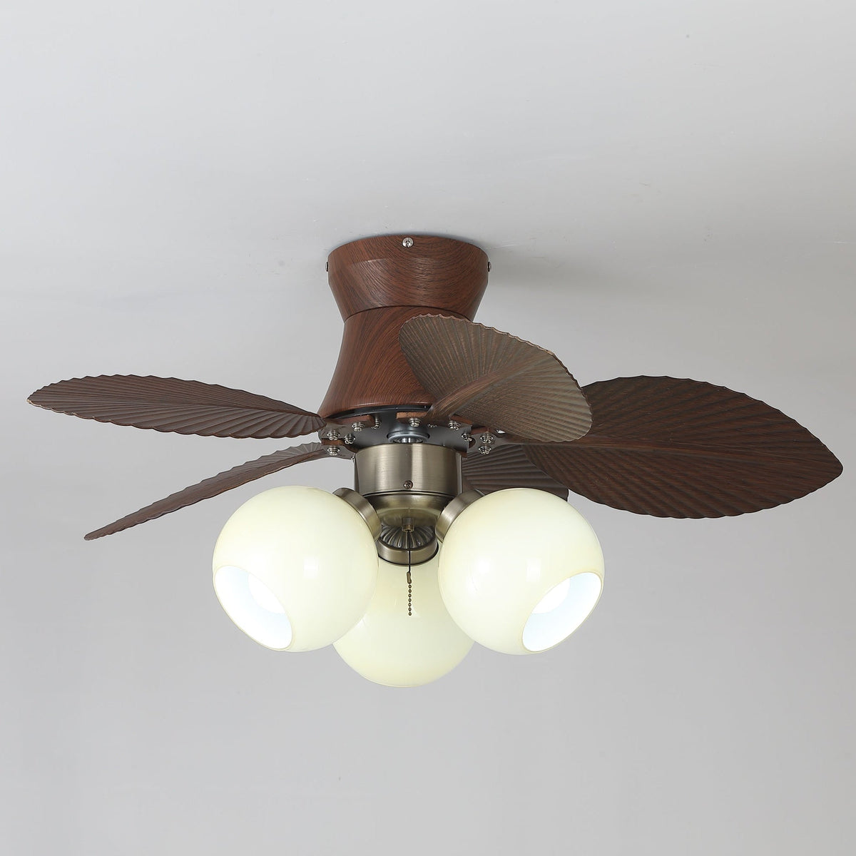 Walden Deckenventilator mit Beleuchtung aus Eiche
