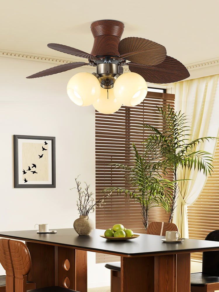 Walden Deckenventilator mit Beleuchtung aus Eiche