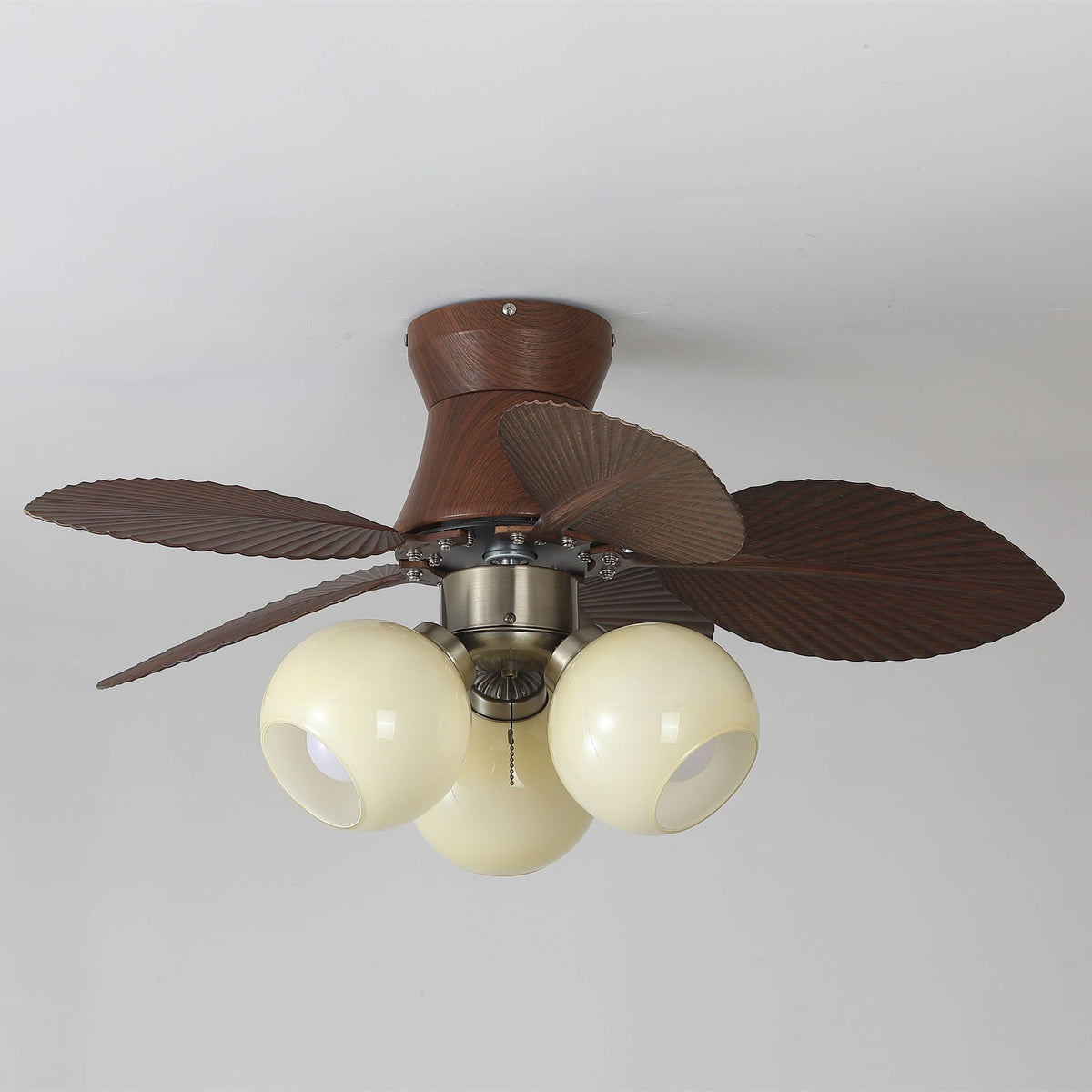 Walden Deckenventilator mit Beleuchtung aus Eiche