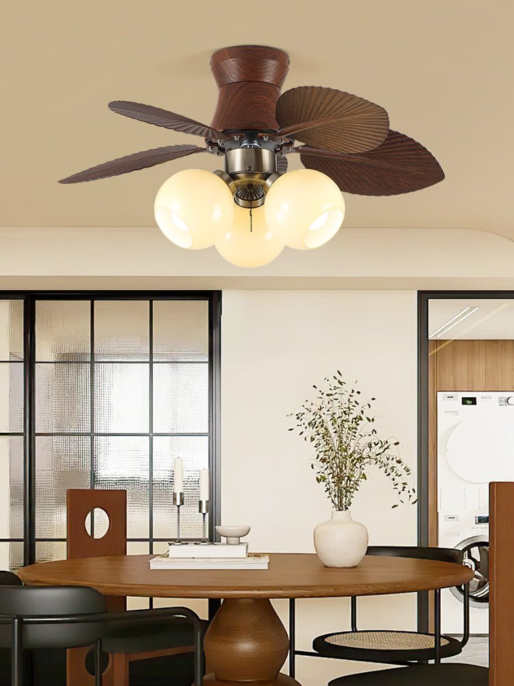 Walden Deckenventilator mit Beleuchtung aus Eiche