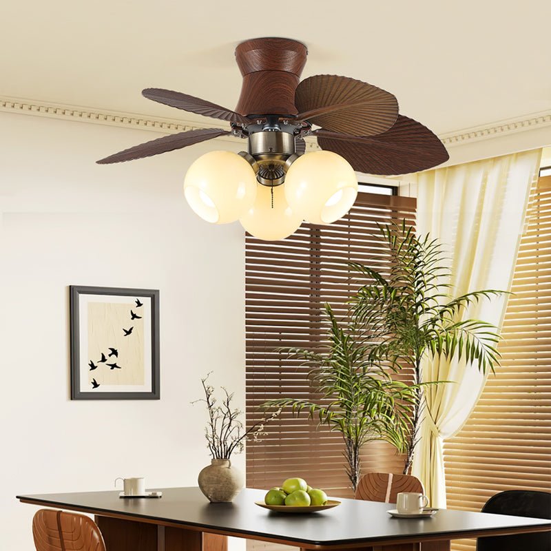 Walden Deckenventilator mit Beleuchtung aus Eiche