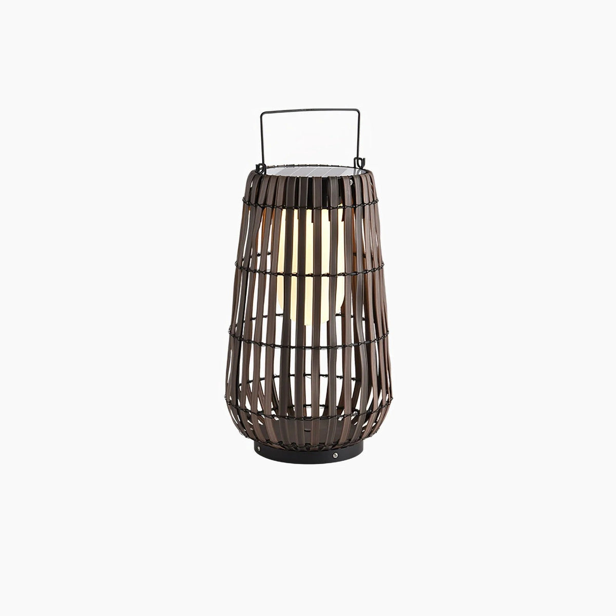 Veshael Tropische Geflochtene Laterne Außenlampe
