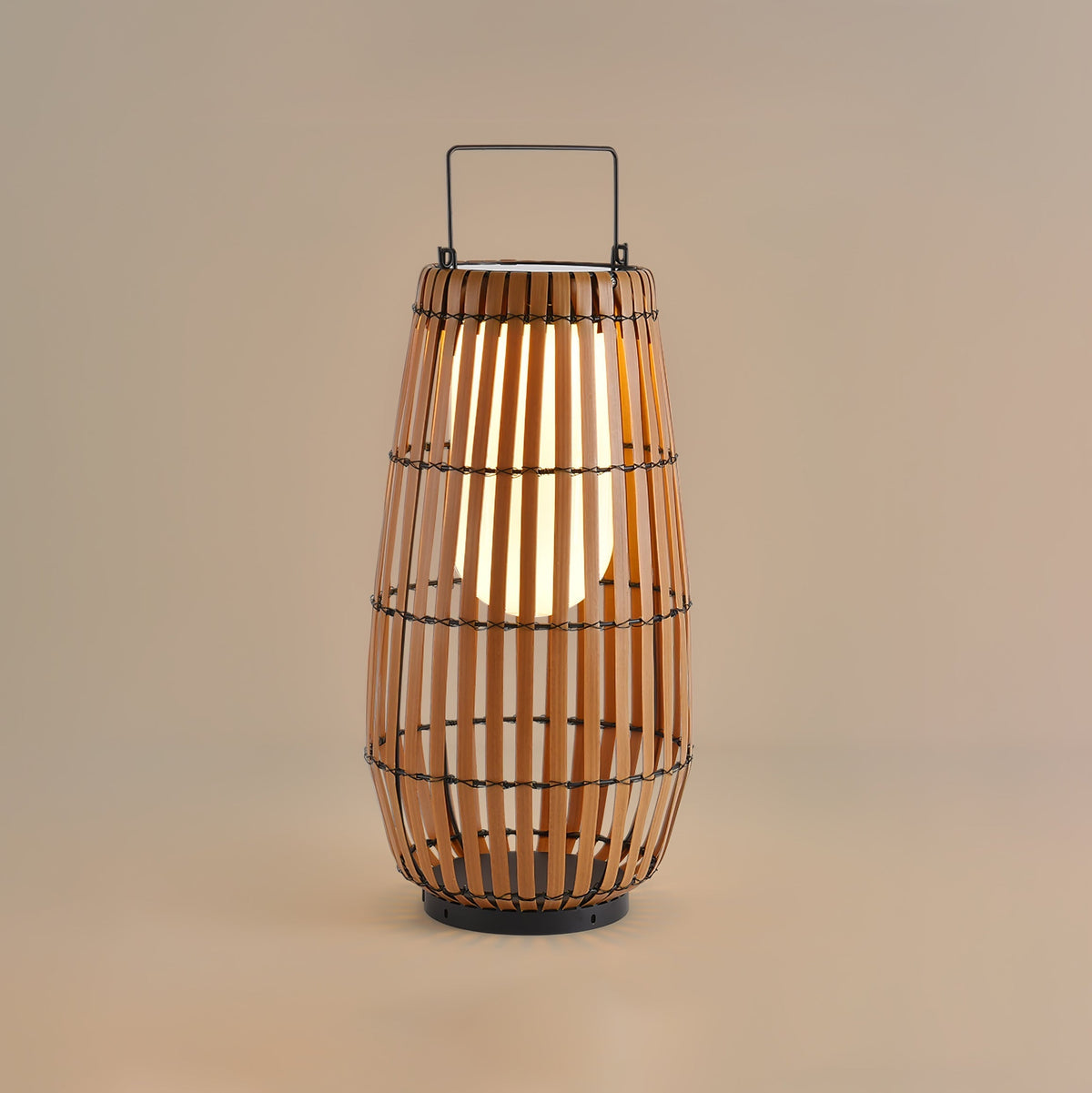 Veshael Tropische Geflochtene Laterne Außenlampe