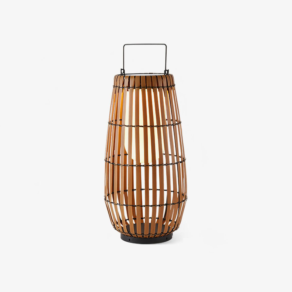 Veshael Tropische Geflochtene Laterne Außenlampe