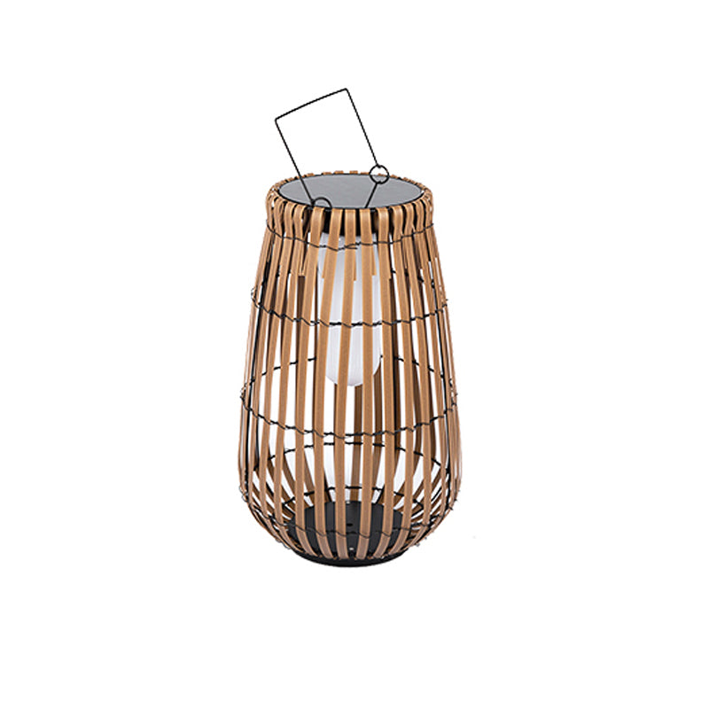 Veshael Tropische Geflochtene Laterne Außenlampe