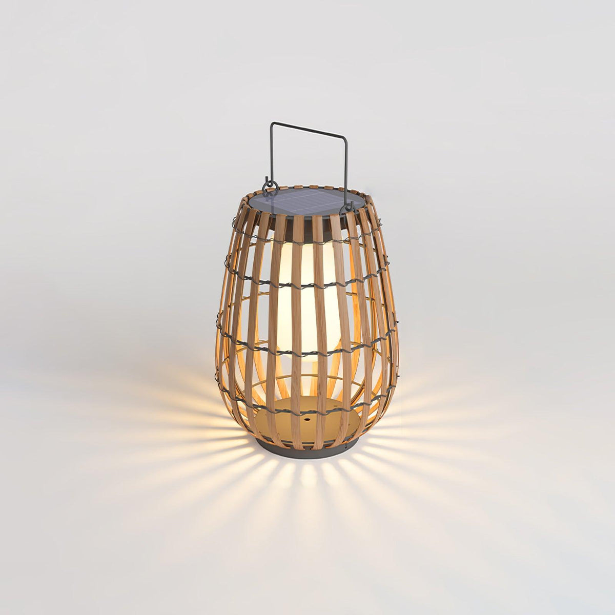 Veshael Tropische Geflochtene Laterne Außenlampe