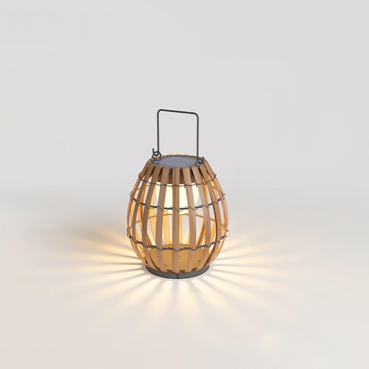Veshael Tropische Geflochtene Laterne Außenlampe