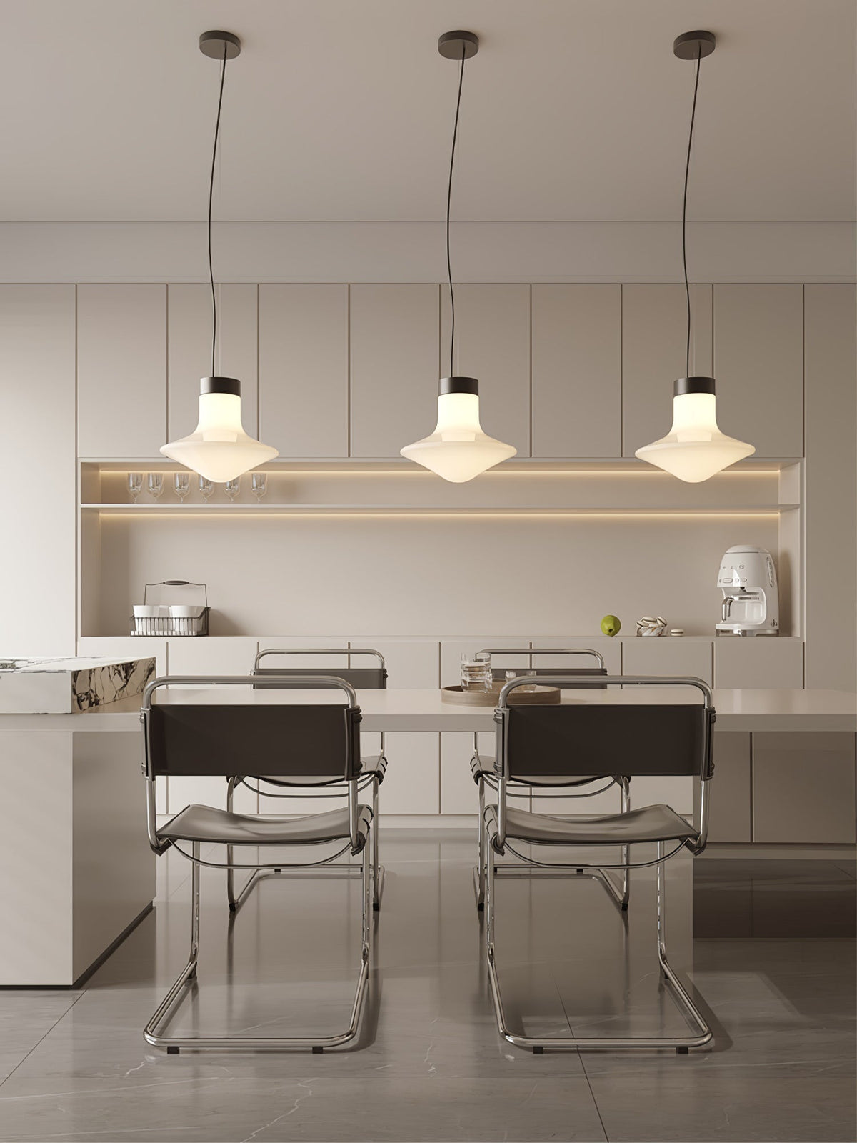 Esoleth Premium Nordische Kunstglas-Pendelleuchte