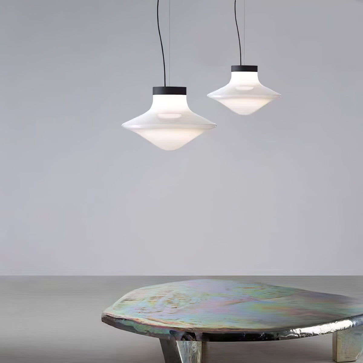 Esoleth Premium Nordische Kunstglas-Pendelleuchte