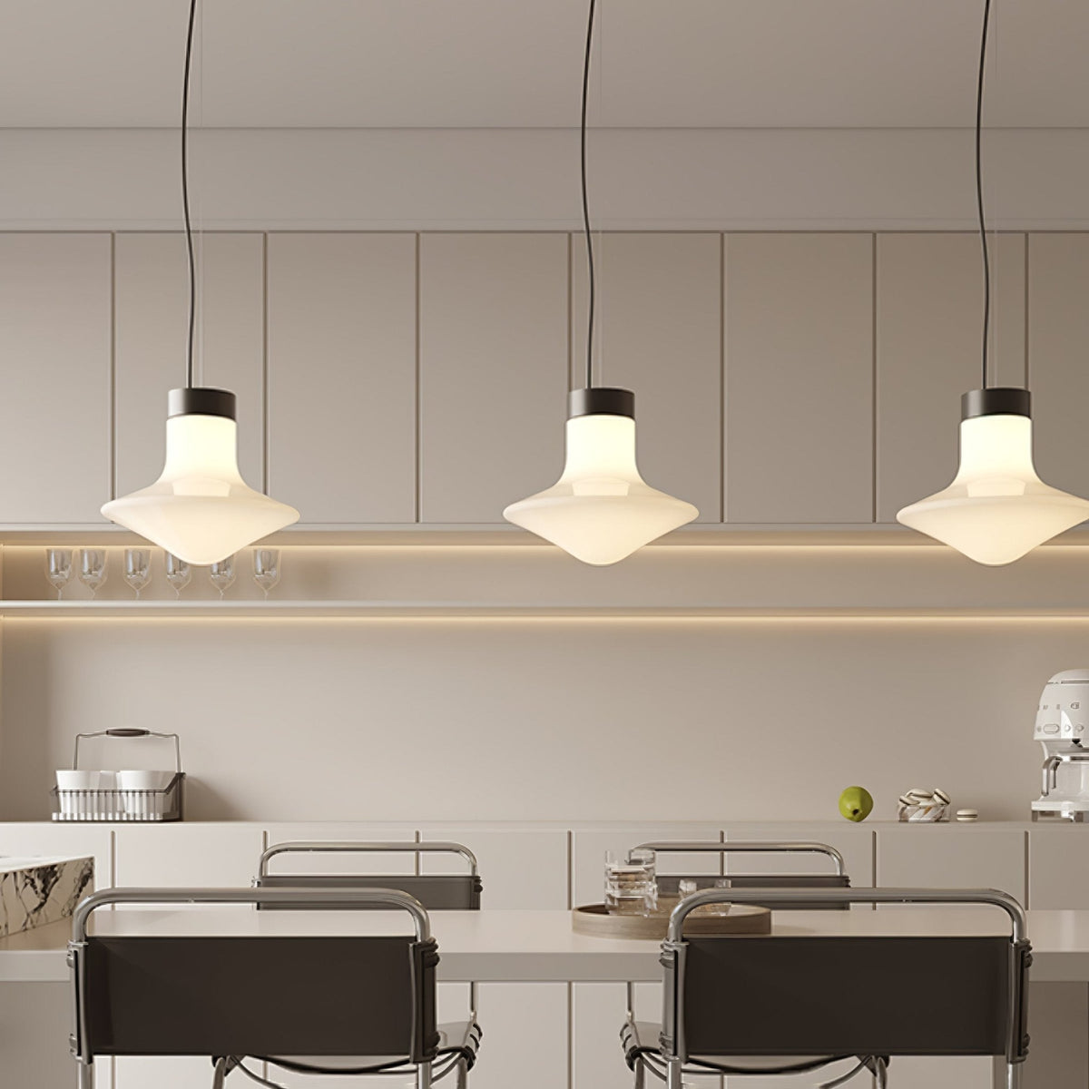 Esoleth Premium Nordische Kunstglas-Pendelleuchte