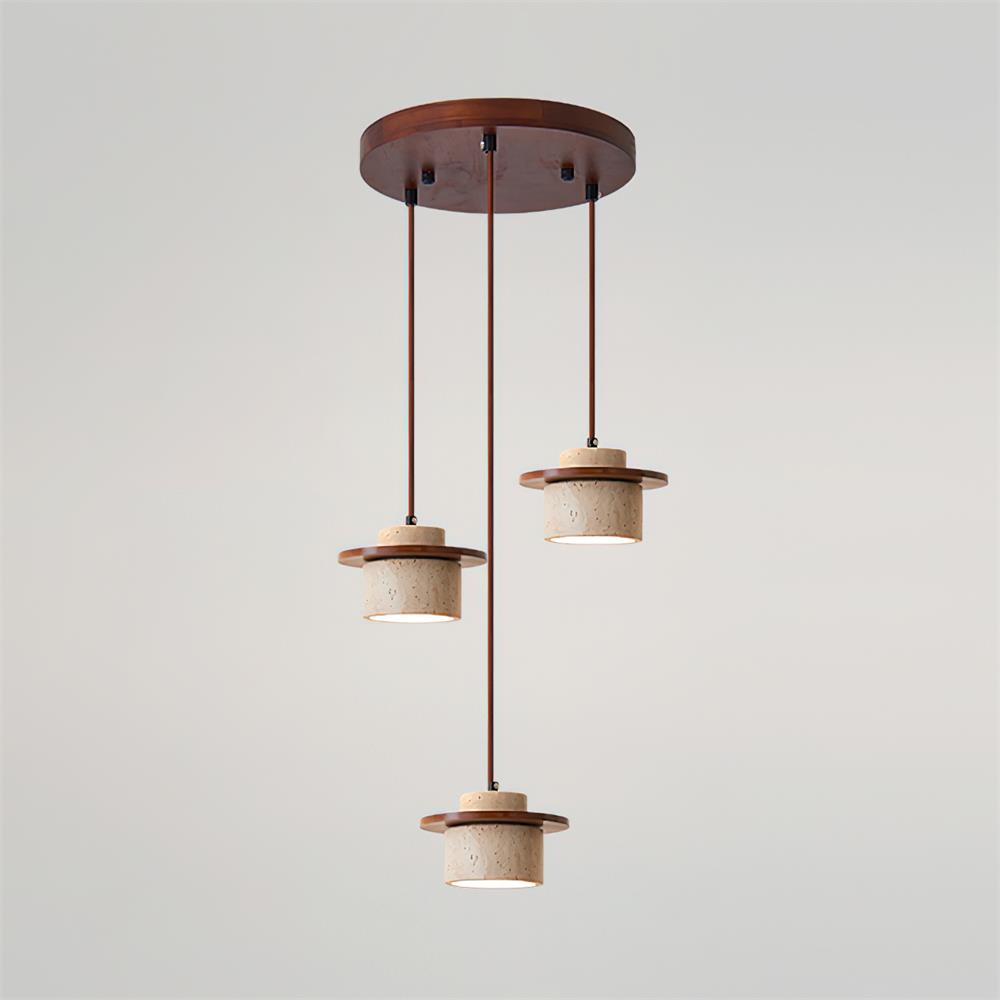 Eluno Pendelleuchte Multi-Light Travertin
