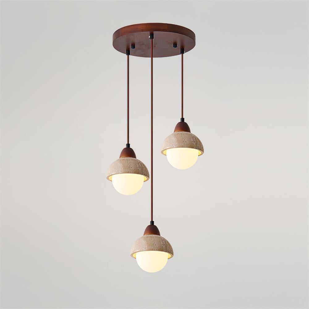Eluno Pendelleuchte Multi-Light Travertin