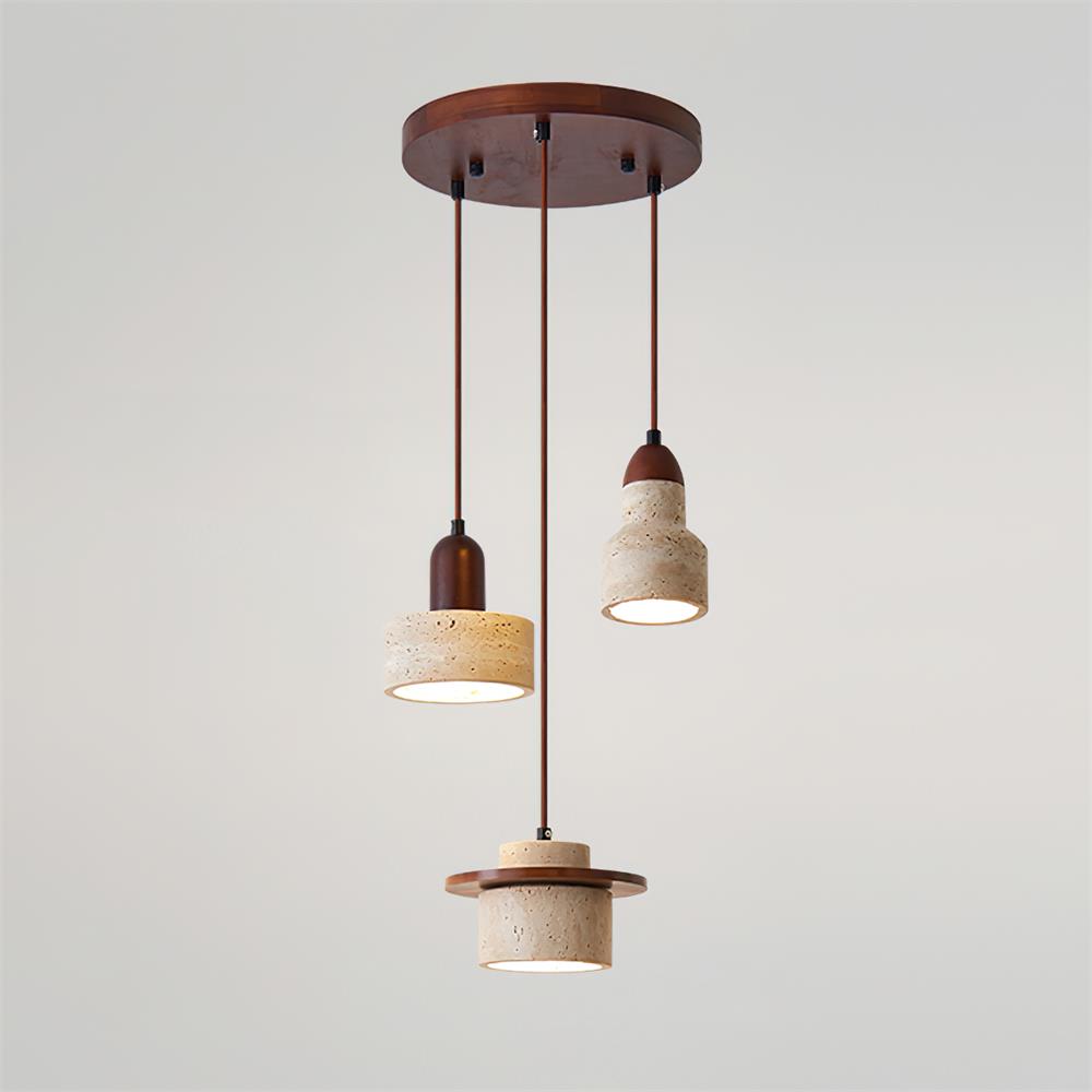 Eluno Pendelleuchte Multi-Light Travertin