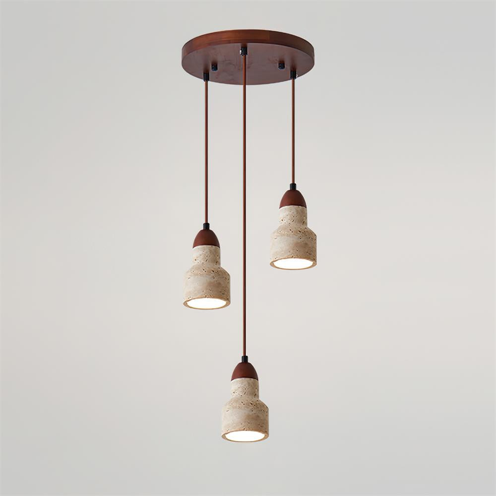 Eluno Pendelleuchte Multi-Light Travertin