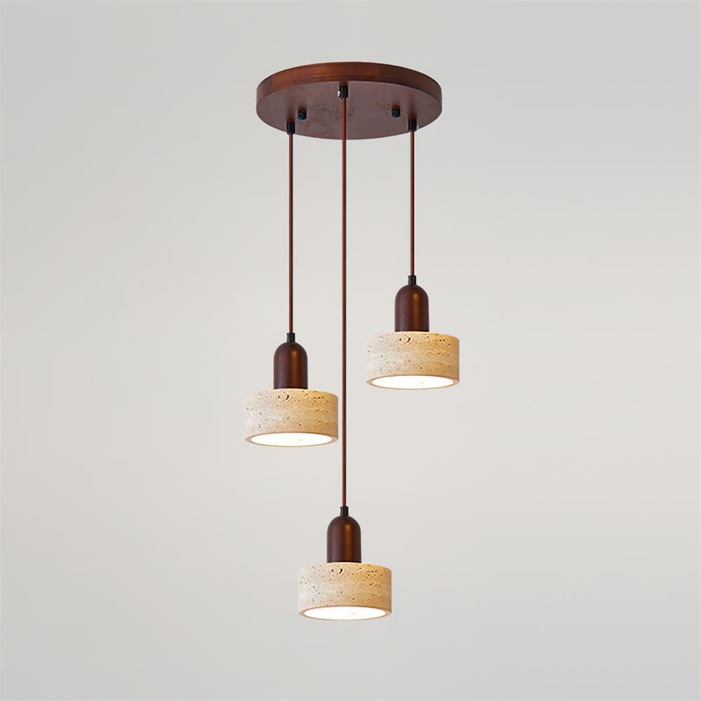 Eluno Pendelleuchte Multi-Light Travertin