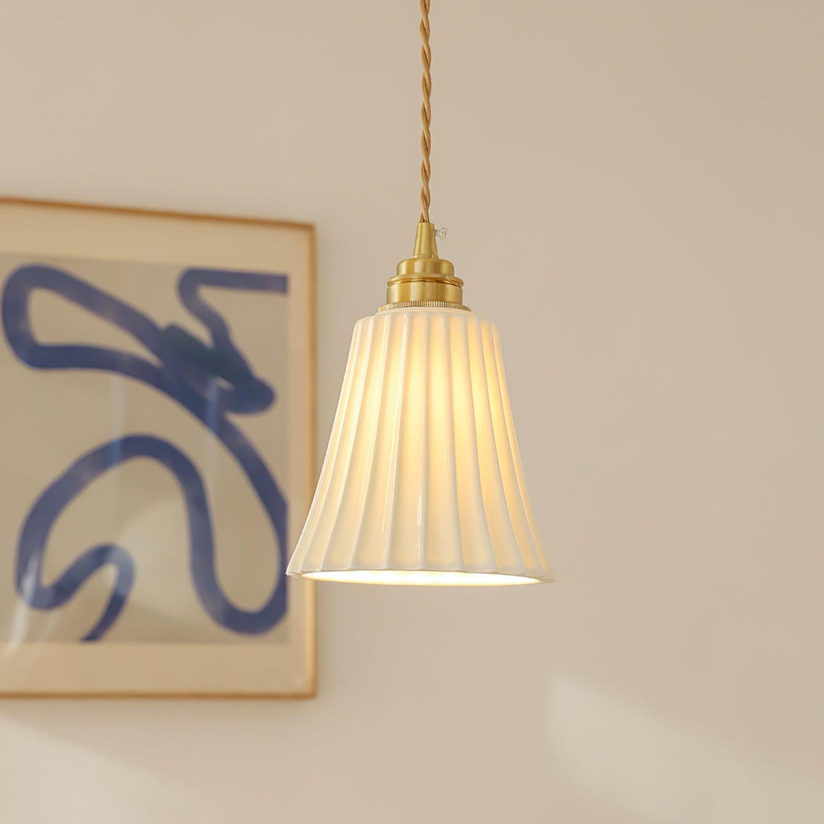 Mirirette Premium zeitgenössische Kunst-Pendelleuchte aus Keramik