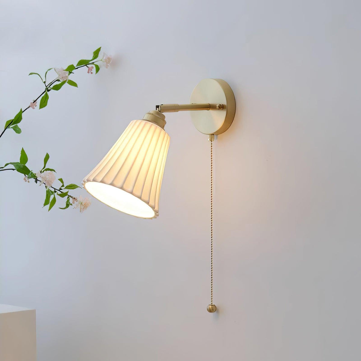 Nominex Keramik-Wandleuchte im Vintage-Stil